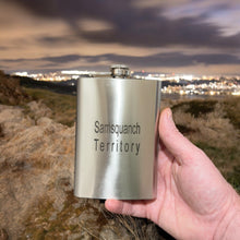 Load image into Gallery viewer, 8oz Samsquanch Territory Stainless Steel Flask