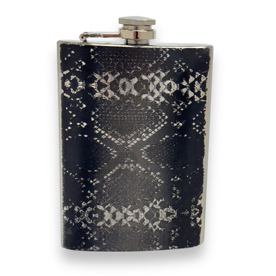 8oz Rattlesnake Stainless Steel flask