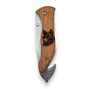 Knife - Tribal Wolf - 138