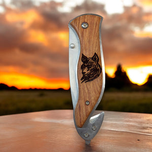 Knife - Tribal Wolf - 138