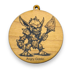 Ornament - Black - Angry Goblin