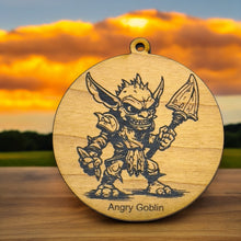 Load image into Gallery viewer, Ornament - Black - Angry Goblin