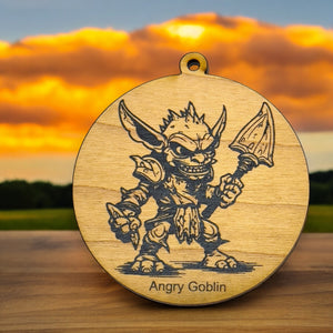 Ornament - Black - Angry Goblin