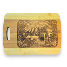 Load image into Gallery viewer, Bamboo - Sea Turtle Cutting Board 14&#39;&#39;x9.5&#39;&#39;x.5&#39;&#39;