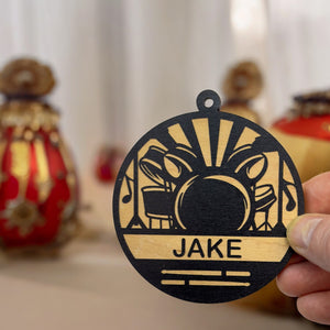 Ornament - Black - PERSONALIZED Drums