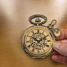 Load image into Gallery viewer, Ornament - Black - Steampunk Time Piece - Watch