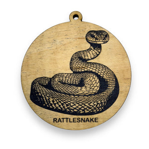 Ornament - Black - Rattlesnake - Serpentes