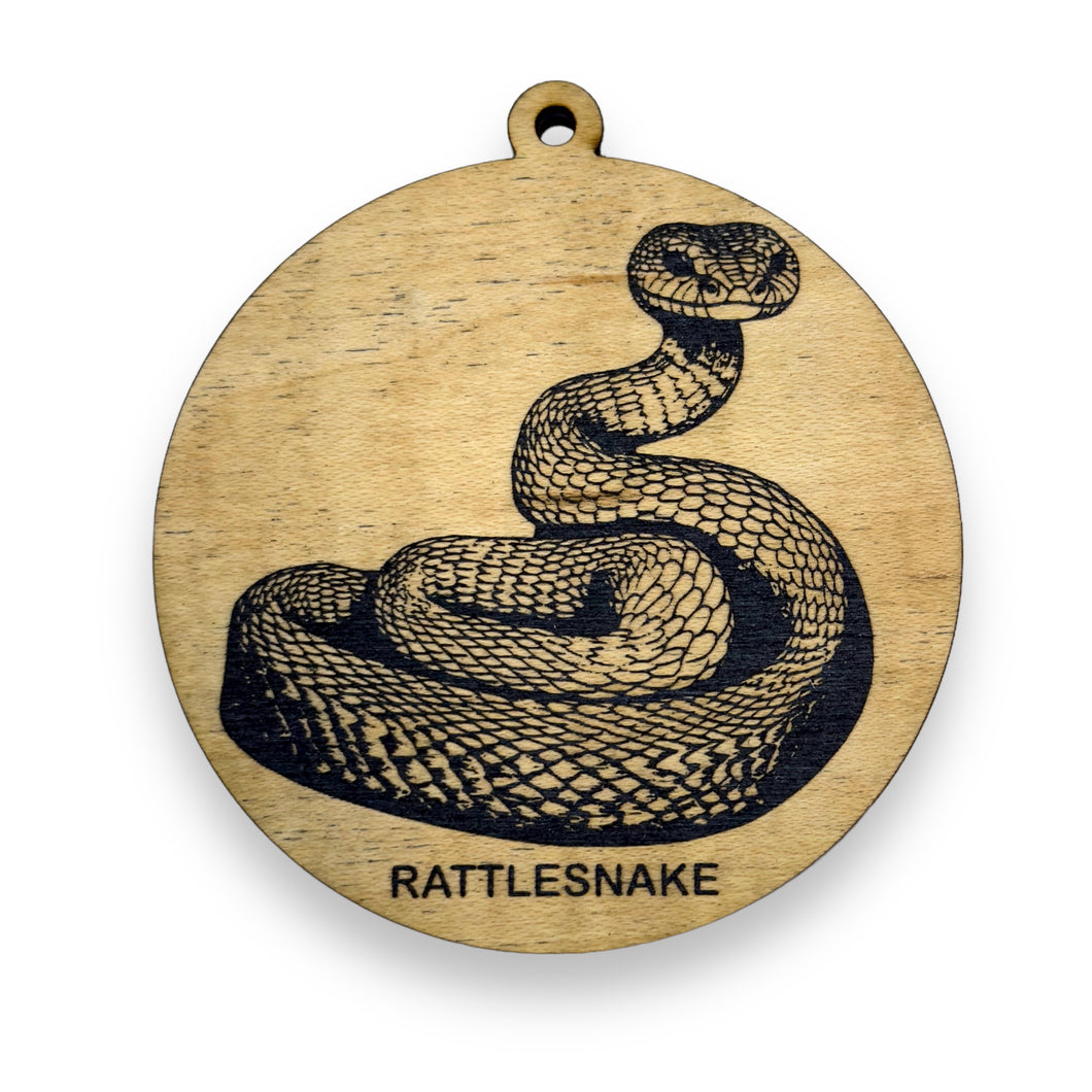 Ornament - Black - Rattlesnake - Serpentes