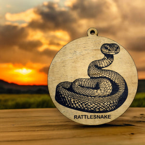 Ornament - Black - Rattlesnake - Serpentes