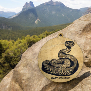 Ornament - Black - Rattlesnake - Serpentes