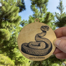 Load image into Gallery viewer, Ornament - Black - Rattlesnake - Serpentes