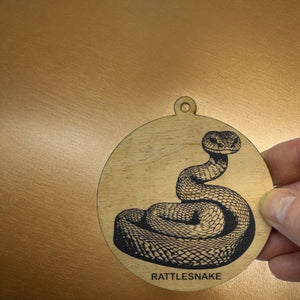 Ornament - Black - Rattlesnake - Serpentes