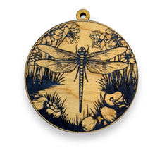 Load image into Gallery viewer, Ornament - Black - Dragonfly Garden