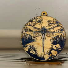 Load image into Gallery viewer, Ornament - Black - Dragonfly Garden