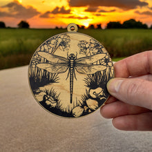 Load image into Gallery viewer, Ornament - Black - Dragonfly Garden