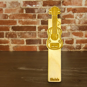 Bookmark - Ukulele - birch wood