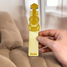 Load image into Gallery viewer, Bookmark - Ukulele - birch wood