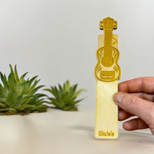 Load image into Gallery viewer, Bookmark - Ukulele - birch wood