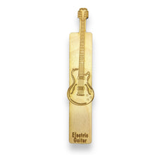 Load image into Gallery viewer, Bookmark - Electric Guitar - birch wood