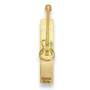 Bookmark - Electric Guitar - birch wood