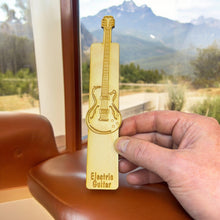 Load image into Gallery viewer, Bookmark - Electric Guitar - birch wood