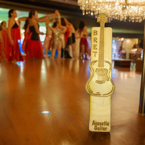 Bookmark - PERSONALIZED Acoustic Guitar - birch wood