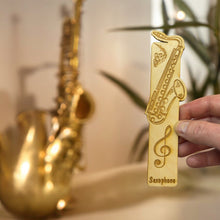 Load image into Gallery viewer, Bookmark - Saxophone - birch wood