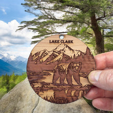 Load image into Gallery viewer, Cedar Ornament - Lake Creek - Raw Cedar 3x3in