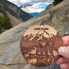 Load image into Gallery viewer, Cedar Ornament - Lake Creek - Raw Cedar 3x3in