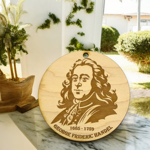 Ornament - George Frideric Handel Raw Wood