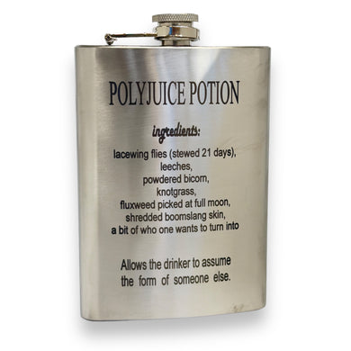 8oz Polyjuice Potion with Ingredients Stainless Steel Flask