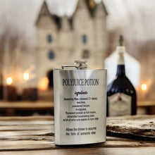 Load image into Gallery viewer, 8oz Polyjuice Potion with Ingredients Stainless Steel Flask