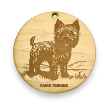 Load image into Gallery viewer, Ornament - Cairn Terrier Raw Wood