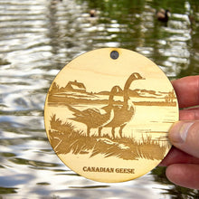 Load image into Gallery viewer, Ornament - Canadian Geese Raw Wood