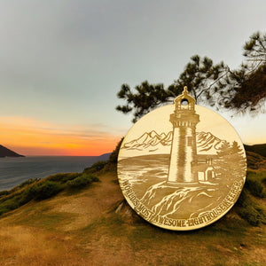 Ornament - Worlds most awesome Lighthouse Keeper Raw Wood