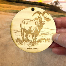 Load image into Gallery viewer, Ornament - Boer Goat Raw Wood