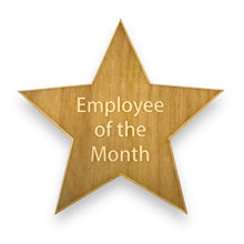 Load image into Gallery viewer, Sign - Employee Of The Month Star