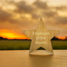 Load image into Gallery viewer, Sign - Employee Of The Month Star