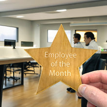 Load image into Gallery viewer, Sign - Employee Of The Month Star