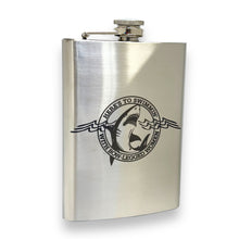 Load image into Gallery viewer, 8oz Here&#39;s to Swimmin with Bowlegged Women Stainless Steel Flask