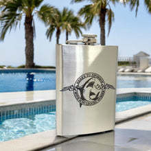 Load image into Gallery viewer, 8oz Here&#39;s to Swimmin with Bowlegged Women Stainless Steel Flask