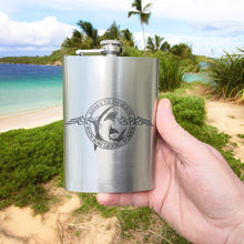 Load image into Gallery viewer, 8oz Here&#39;s to Swimmin with Bowlegged Women Stainless Steel Flask