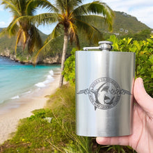 Load image into Gallery viewer, 8oz Here&#39;s to Swimmin with Bowlegged Women Stainless Steel Flask