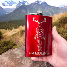 Load image into Gallery viewer, 8oz RED Hannibal Flask