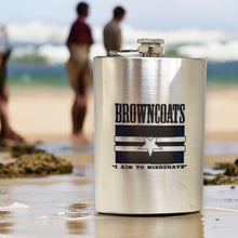 Load image into Gallery viewer, 8oz Browncoats Stainless Steel Flask