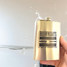 Load image into Gallery viewer, 8oz Browncoats Stainless Steel Flask