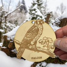 Load image into Gallery viewer, Ornament - Falcon Raw Wood