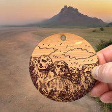 Load image into Gallery viewer, Mount Rushmore 2nd Edition - Round Cedar Ornament