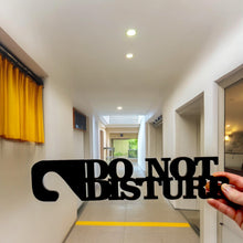 Load image into Gallery viewer, Door Hanger-CUSTOM Do Not Disturb 15x3 Hotel Motel Bedroom Office MAPLE WOOD