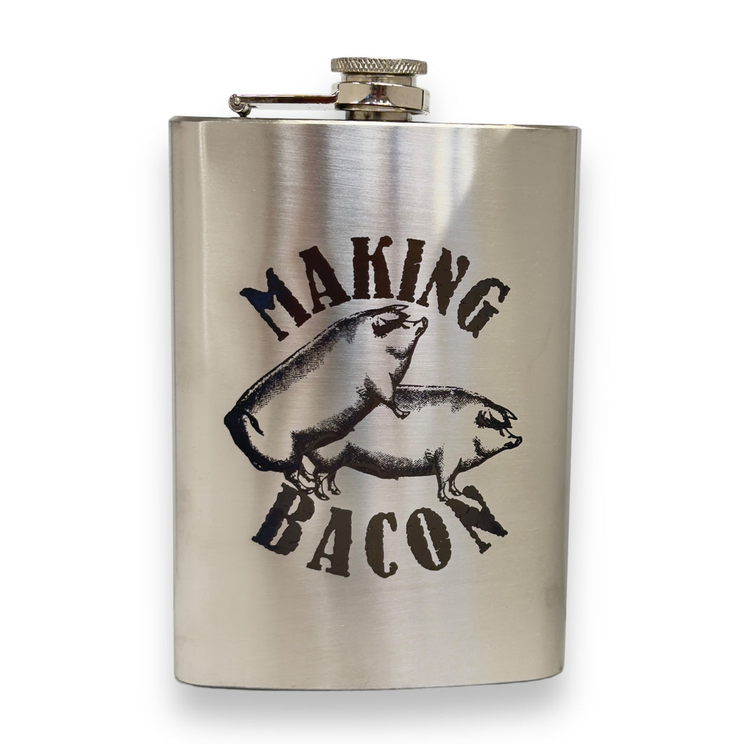 8oz Making Bacon Stainless Steel Flask